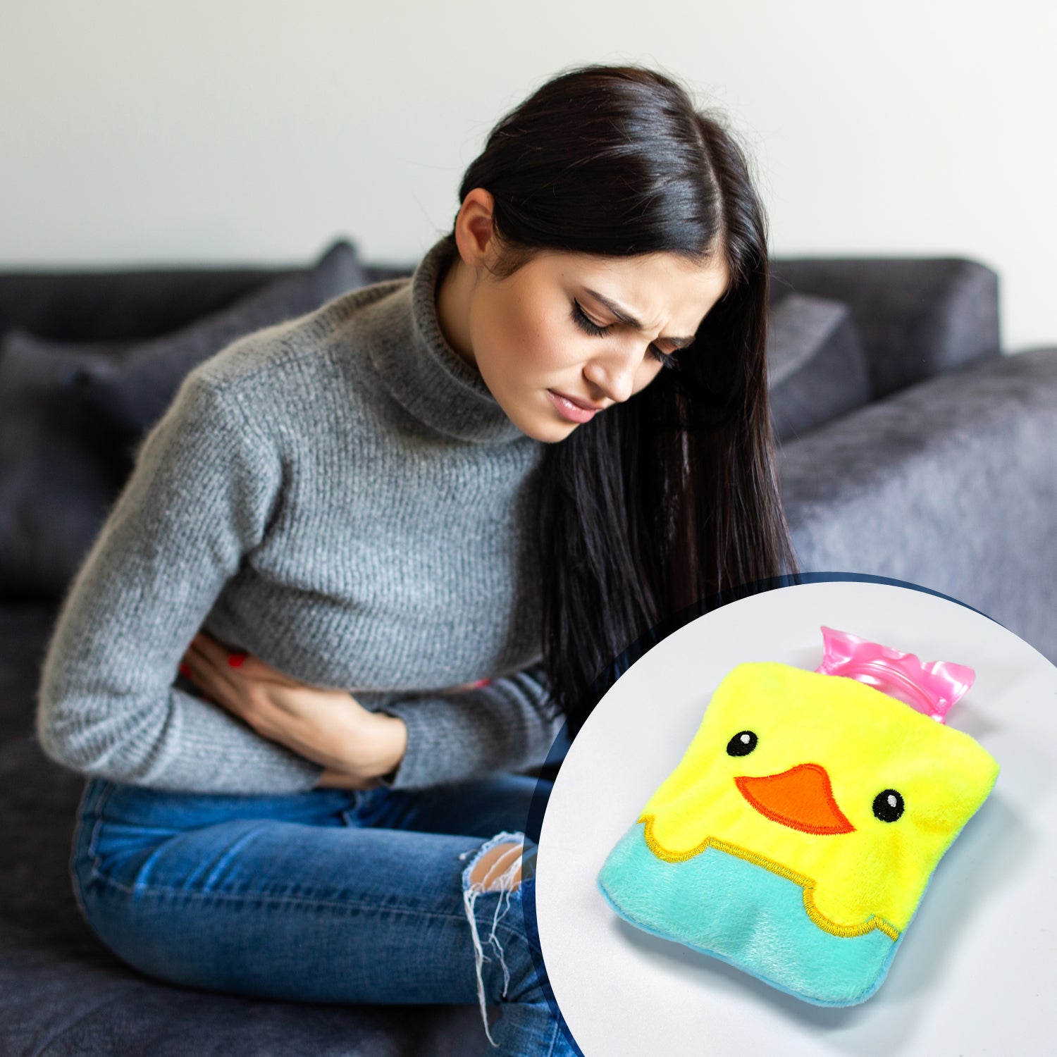 6524 Yellow Duck Design Small Hot Water Bag With Cover For Pain Relief Neck Shoulder Pain And Hand Feet Warmer Menstrual Cramps. 6524 Yellow Duck Design Small Hot Water Bag With Cover For Pain Relief Neck Shoulder Pain And Hand Feet Warmer Menstrual Cramps.